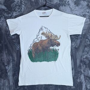 Vintage Heartland Appeal Nature Mousse OSFA White Short Sleeve T-Shirt